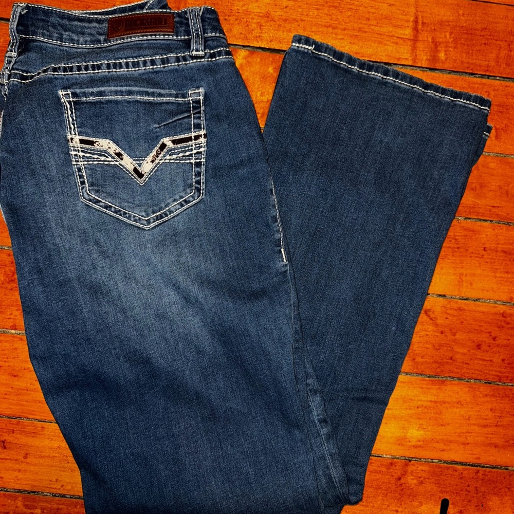 Women's Boot Cut Jeans - Blue